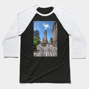 The Flatiron Building, New York City Baseball T-Shirt